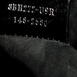 Pre Owned Fendi Black/Silver Leather Large 3Jours Tote