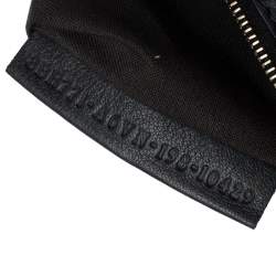 Pre Owned Fendi Blue/Orange Denim Mama Baguette Top Handle Bag