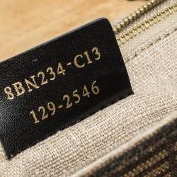 Pre Owned Fendi Multicolor Leather and Python Silvana Top Handle Bag