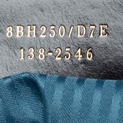 Pre Owned Fendi Blue Leather Medium 2Jours Tote