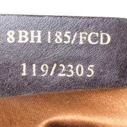 Pre Owned Fendi Brown/Beige Zucca Quilted Canvas and Leather Large Roll Tote