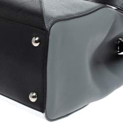 Pre Owned Fendi Multicolor Leather Mini Geometric 2jours Tote