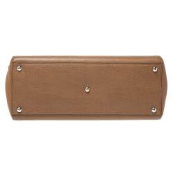 Pre Owned Fendi Caramel Brown Leather Medium 2Jours Tote