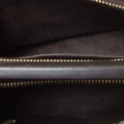 Pre Owned Fendi Olive Green Quilted Leather Dotcom Click Shoulder Bag