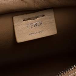 Pre Owned Fendi Beige Leather Mini 3Jours Tote