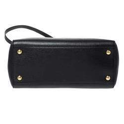 Pre Owned Fendi Black Leather Mini 2jours Tote