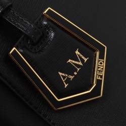 Pre Owned Fendi Black Leather Mini 2jours Tote