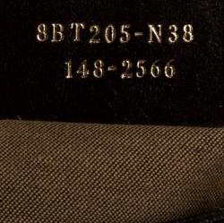 Pre Owned Fendi Murstard Leather Large Claudia Shoulder Bag