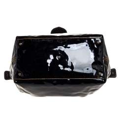 Pre Owned Fendi Black Patent Leather B Bis Satchel