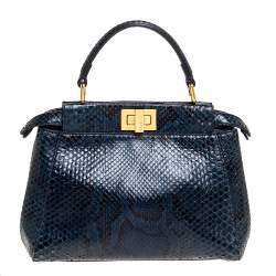 Exotic Bags  Fendi Womens Peekaboo Iconic Mini Green Ostrich Leather Bag >  All Philippines