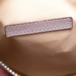 Pre Owned Fendi Pink Ombre Sequins and Fabric Small Forever Bauletto Boston Bag