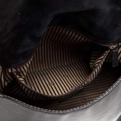 Pre Owned Fendi Black Leather Flap Anna Crossbody Bag