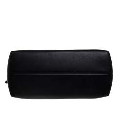 Pre Owned Fendi Black Leather Medium By The Way Boston Bag