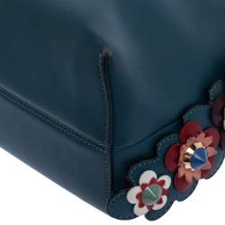 Pre Owned حقيبة فندي باي ذا واي جلد عنابي وجلد ثعبان عنابي صغيرة