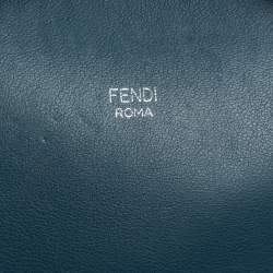 Pre Owned حقيبة فندي باي ذا واي جلد عنابي وجلد ثعبان عنابي صغيرة