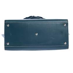 Pre Owned Fendi Blue Leather Medium 3Jours Tote