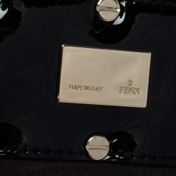 مملوكة مسبقًا Fendi Brown/Black Leopard Print Calfhair Large Mia Shoulder Bag