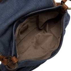 مملوكة مسبقًا Fendi Blue Denim Chef Shoulder Bag