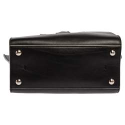 Pre Owned Fendi Black Leather Petite 3Jours Tote