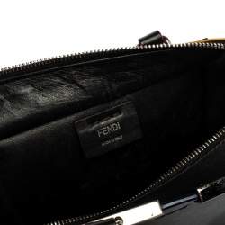 Pre Owned Fendi Black Leather Petite 3Jours Tote
