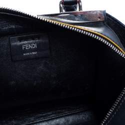 Pre Owned Fendi Black Leather Petite 3Jours Tote