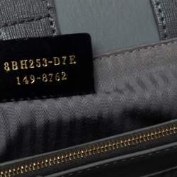 Pre Owned Fendi Grey Saffiano Leather Small 2Jours Tote
