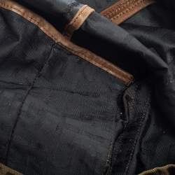 Pre Owned Fendi Tobacco Zucca Canvas and Leather Travel Backpack