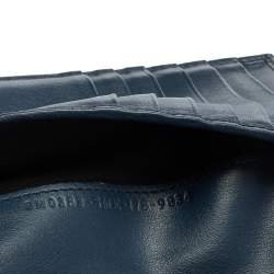 مملوكة مسبقًا محفظة فندي باي ذا واي كومباكت جلد زرقاء