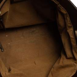 Pre Owned Fendi Brown Canvas and Leather Small Zucca Chef De Jour Bag
