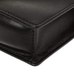 Pre Owned Fendi Black Leather Kan I Belt Bag