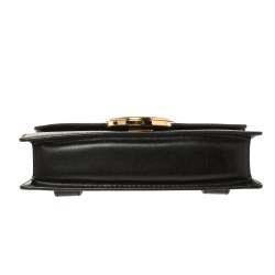 Pre Owned Fendi Black Leather Kan I Belt Bag