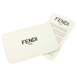 Pre Owned Fendi Burgundy Leather By The Way Wallet