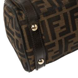 Pre Owned Fendi Brown Zucca Canvas and Leather Magic Bag