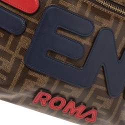 Fendi Brown Zucca Coated Canvas and Leather Spalmati Mania Belt Bag