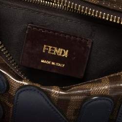 Fendi Brown Zucca Coated Canvas and Leather Spalmati Mania Belt Bag