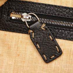 مملوكة مسبقًا Fendi Beige Canvas Selleria Borghese Crossbody Bag