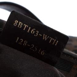 مملوكة مسبقًا Fendi Tobacco Zucca Canvas Mia Flap Shoulder Bag