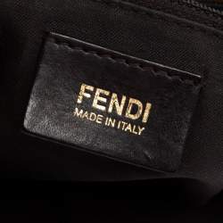 مملوكة مسبقًا Fendi Tobacco Zucca Canvas Mia Flap Shoulder Bag