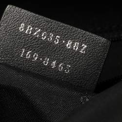 مملوكة مسبقًا Fendi Black Nylon, Leather and Fur Monster Eyes Backpack