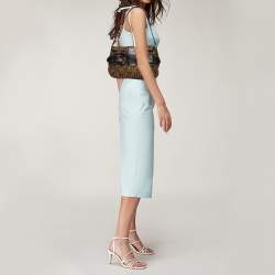 مملوكة مسبقًا Fendi Tobbaco Zucca Canvas and Leather B Bis Shoulder Bag