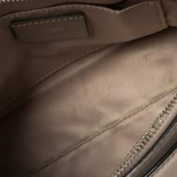 Pre Owned Fendi Beige Leather Crystal Embellished Mini By The Way Crossbody Bag