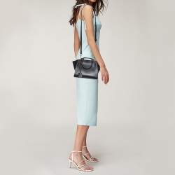 Pre Owned Fendi Black Leather Petite 3Jours Tote