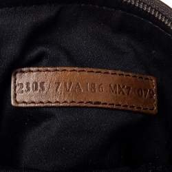 Fendi Tobacco Zucca Canvas Flat Messenger Bag