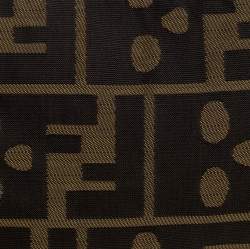Pre Owned Fendi Tobacco Zucca Canvas Pouch