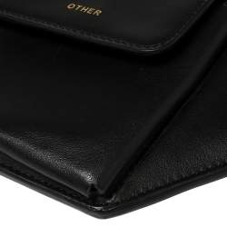 Pre Owned Fendi Black Leather Belt Bag