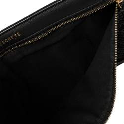 Pre Owned Fendi Black Leather Belt Bag