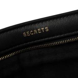Pre Owned Fendi Black Leather Belt Bag