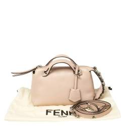 Pre Owned Fendi Beige Leather By The Way Crossbody Bag