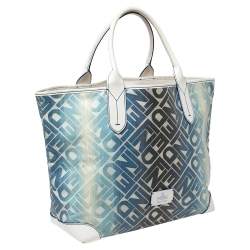 Pre Owned حقيبة يد فندي شوبر كانفاس مقوى مطبوع شعار الماركة مونوغرامي متعدد الألوان