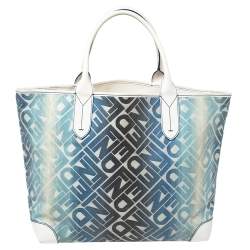 Pre Owned حقيبة يد فندي شوبر كانفاس مقوى مطبوع شعار الماركة مونوغرامي متعدد الألوان